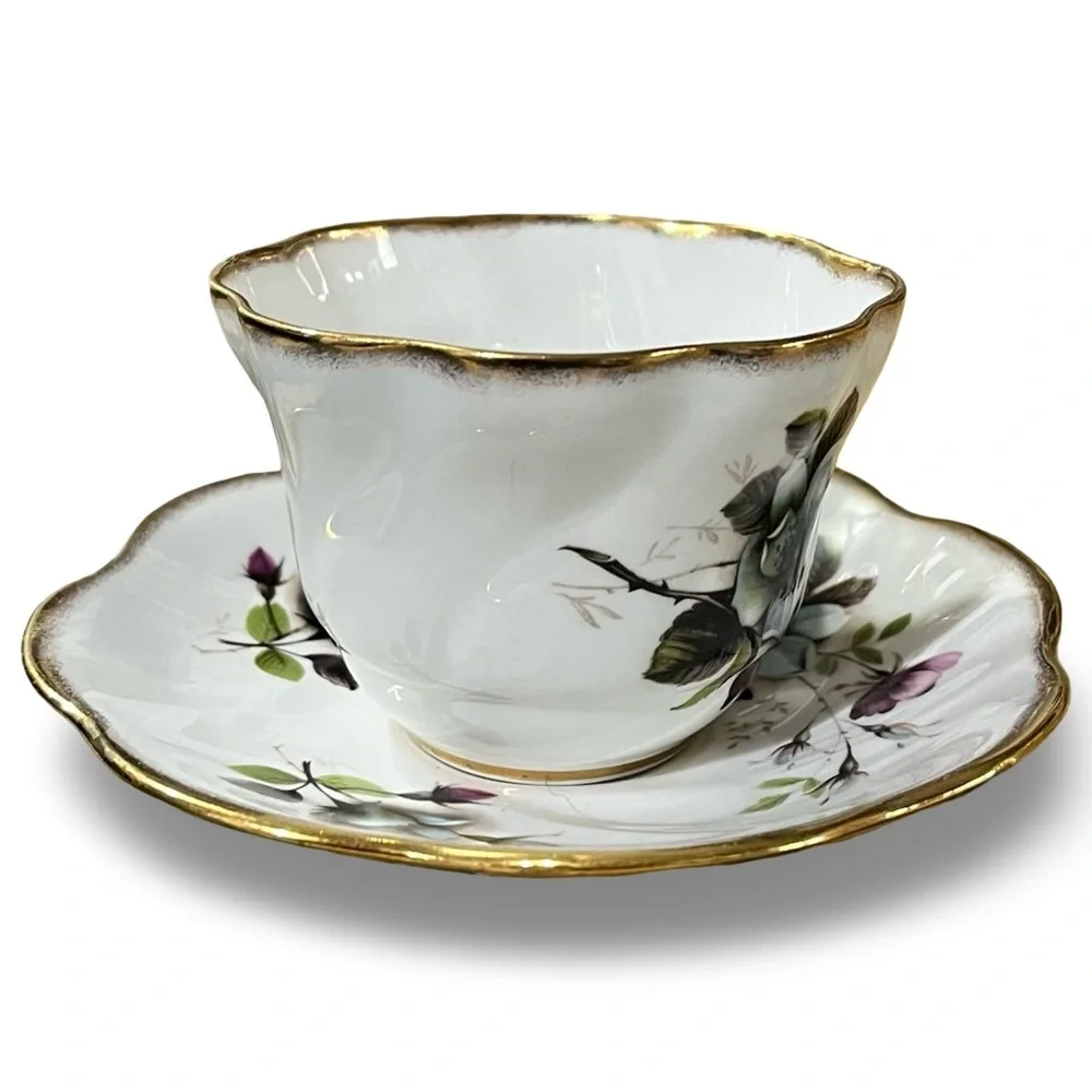 Rosina Bone China Floral Tea Cup and Saucer